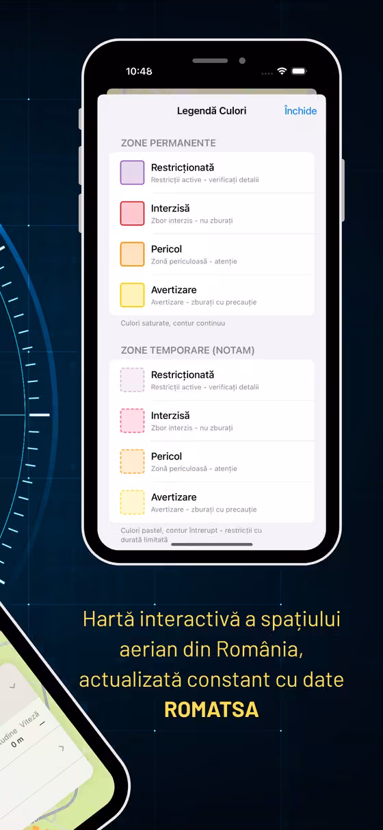 SkyCheck interface, screen 3